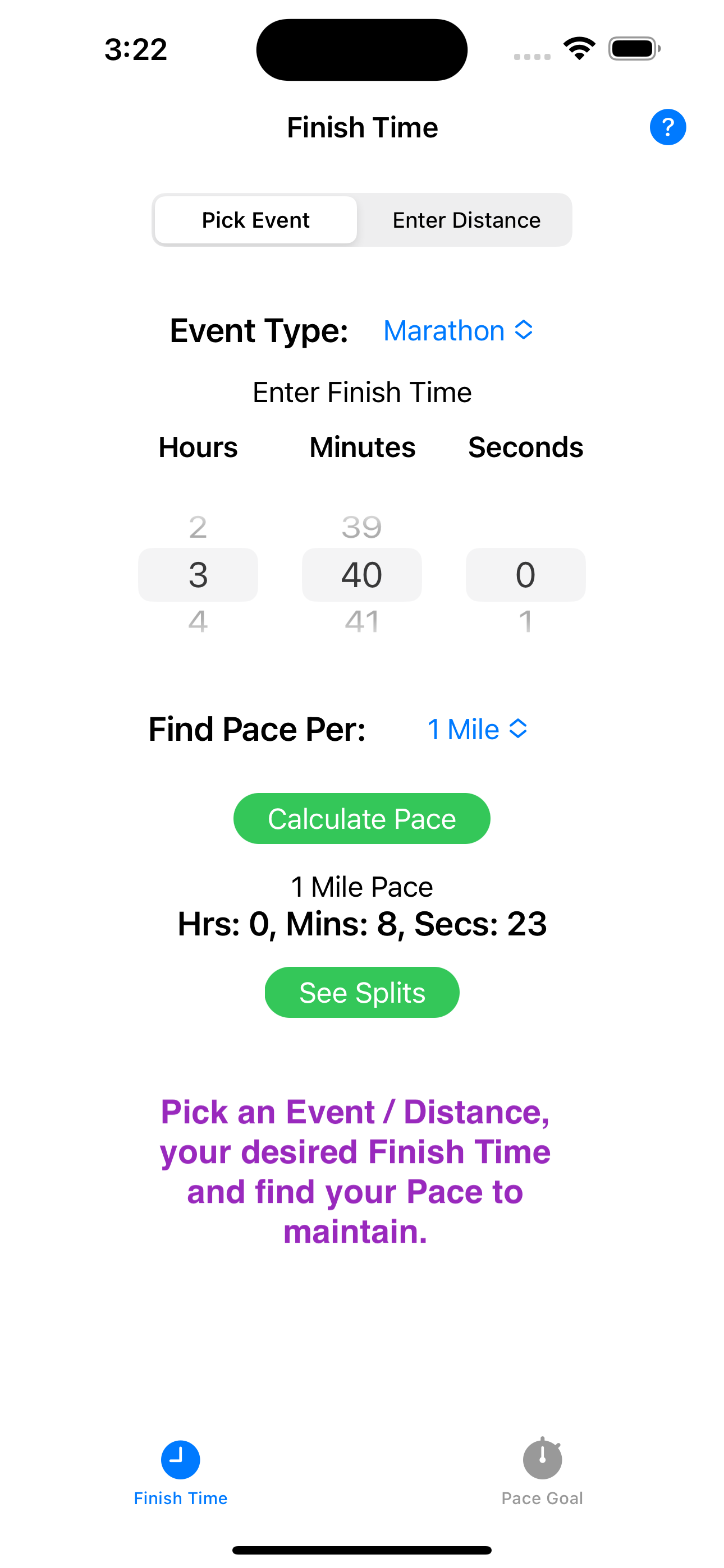 Race Pace